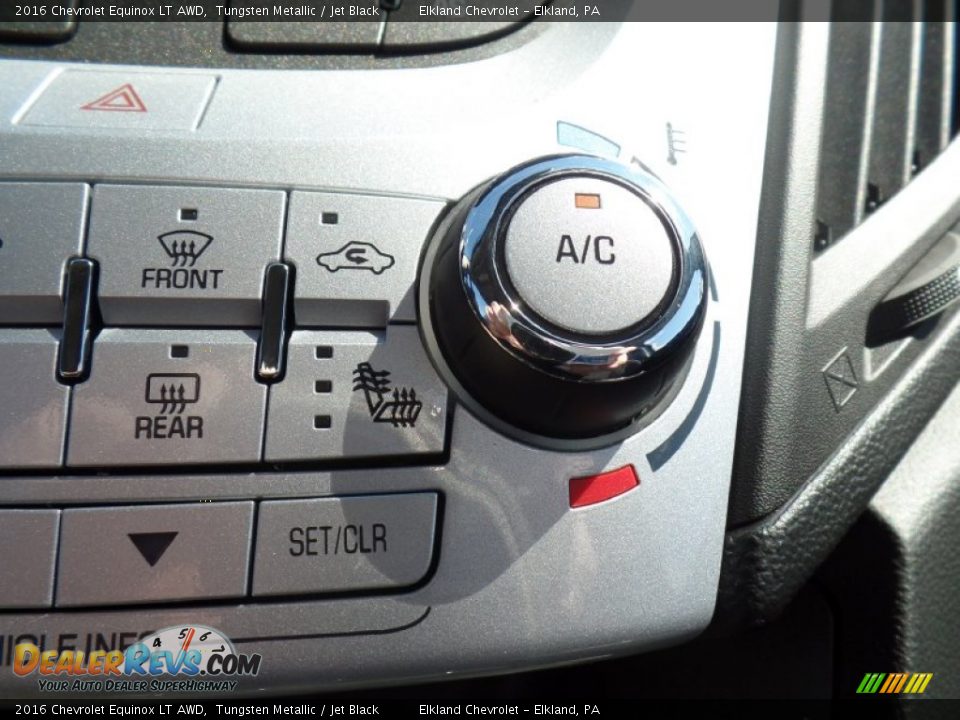 2016 Chevrolet Equinox LT AWD Tungsten Metallic / Jet Black Photo #36