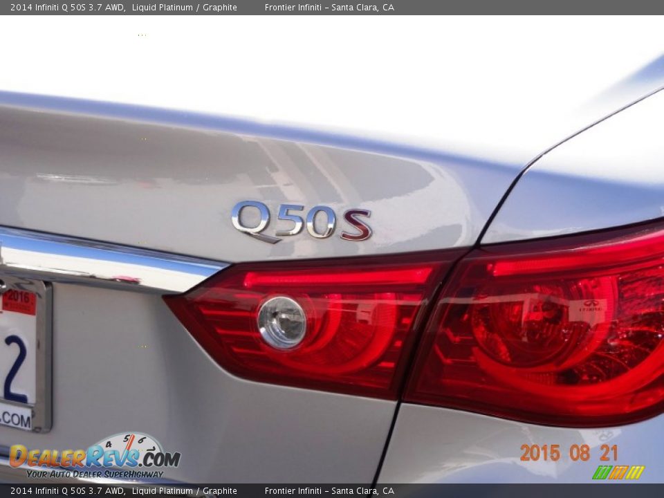 2014 Infiniti Q 50S 3.7 AWD Liquid Platinum / Graphite Photo #5