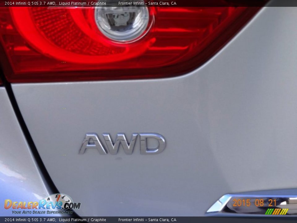 2014 Infiniti Q 50S 3.7 AWD Liquid Platinum / Graphite Photo #6