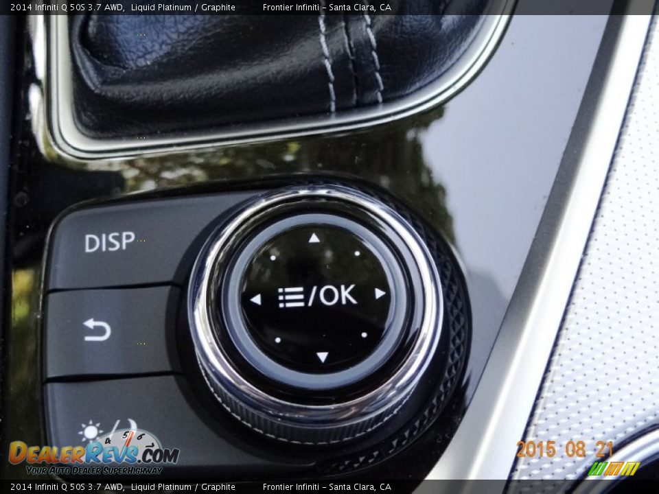 2014 Infiniti Q 50S 3.7 AWD Liquid Platinum / Graphite Photo #14