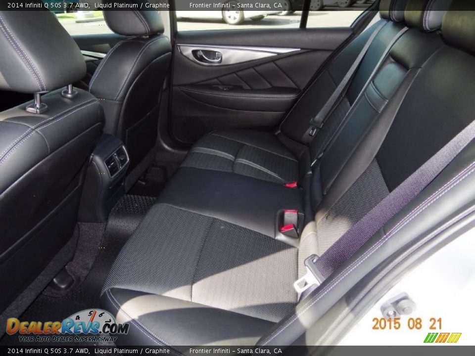 2014 Infiniti Q 50S 3.7 AWD Liquid Platinum / Graphite Photo #20