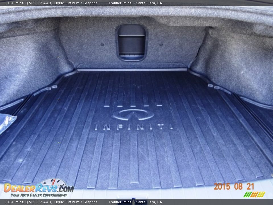 2014 Infiniti Q 50S 3.7 AWD Liquid Platinum / Graphite Photo #23