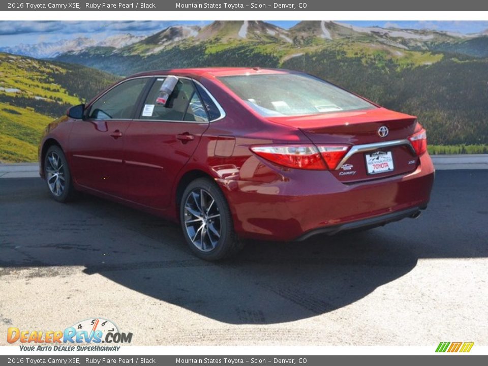 2016 Toyota Camry XSE Ruby Flare Pearl / Black Photo #3