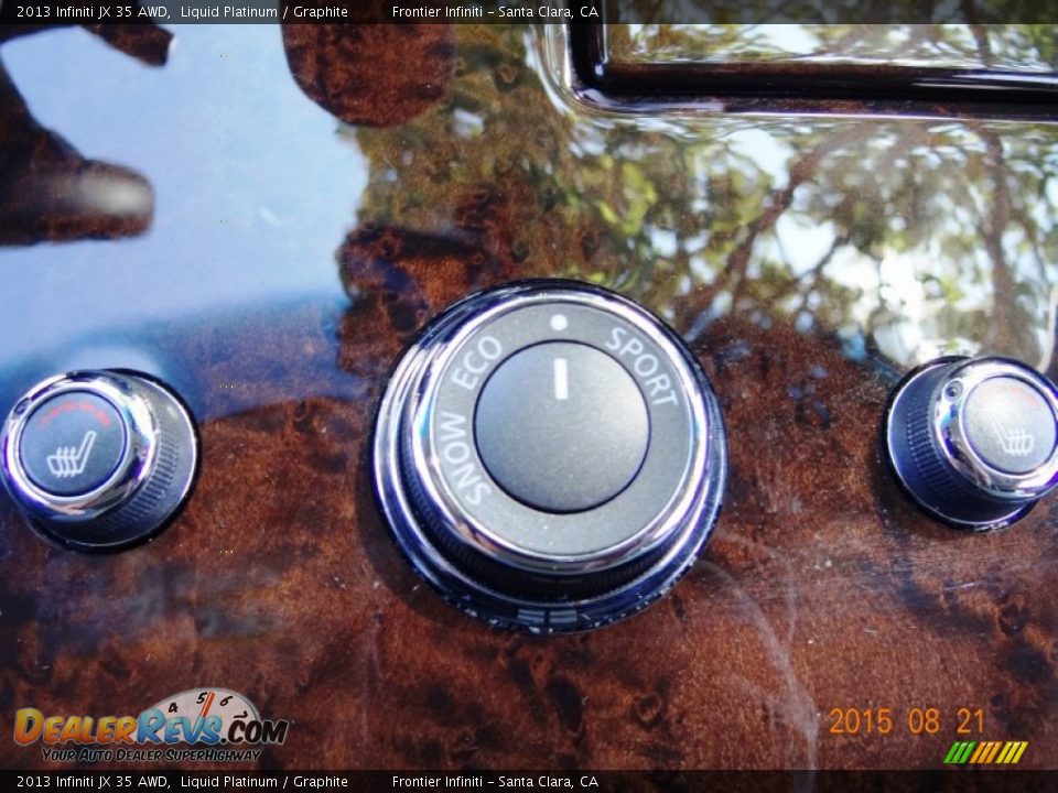 2013 Infiniti JX 35 AWD Liquid Platinum / Graphite Photo #13