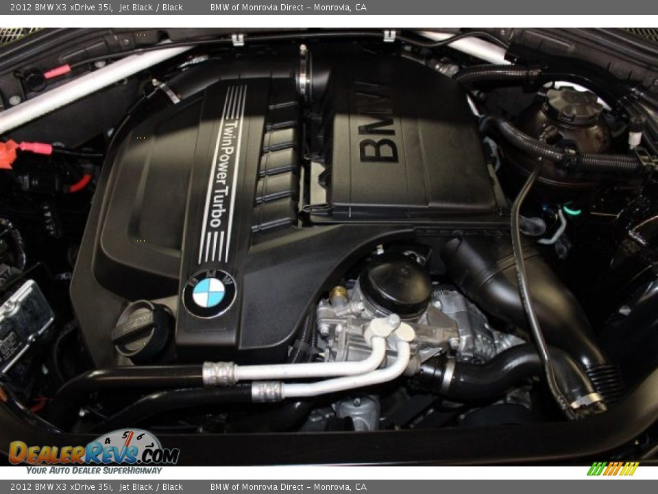 2012 BMW X3 xDrive 35i Jet Black / Black Photo #19