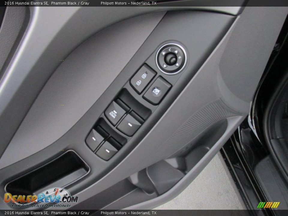 2016 Hyundai Elantra SE Phantom Black / Gray Photo #20
