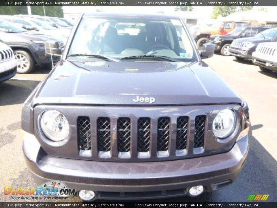 2016 Jeep Patriot Sport 4x4 Maximum Steel Metallic / Dark Slate Gray Photo #10