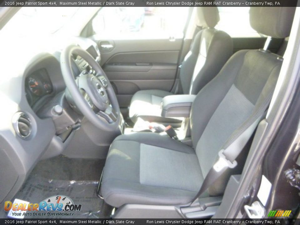 2016 Jeep Patriot Sport 4x4 Maximum Steel Metallic / Dark Slate Gray Photo #11