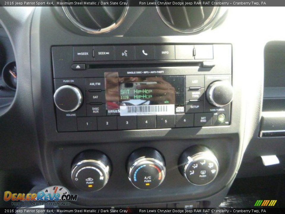 2016 Jeep Patriot Sport 4x4 Maximum Steel Metallic / Dark Slate Gray Photo #13