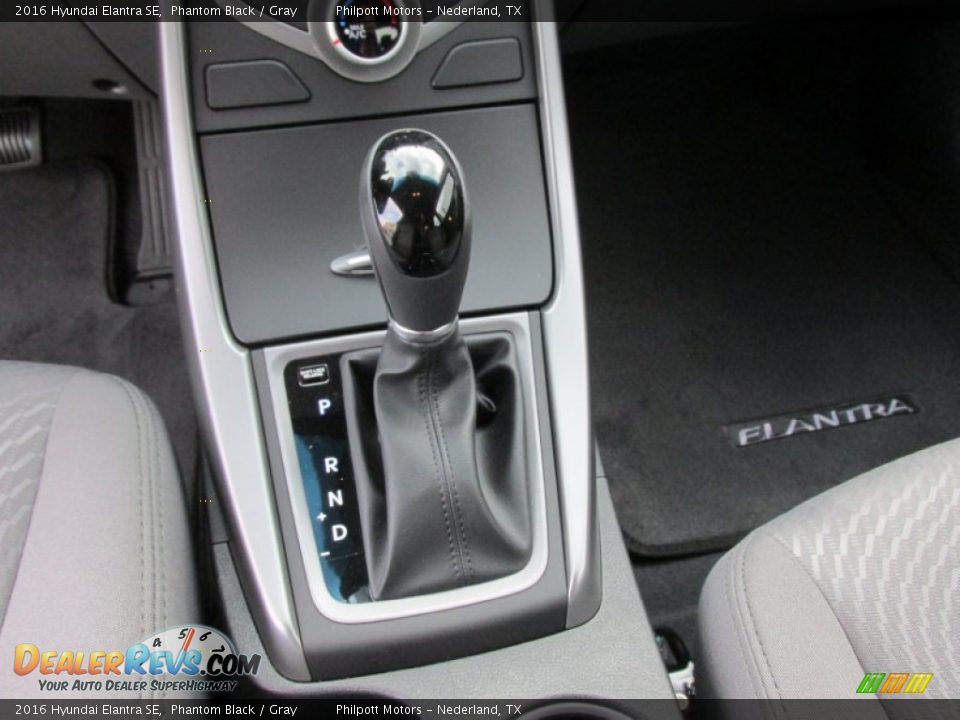 2016 Hyundai Elantra SE Phantom Black / Gray Photo #27