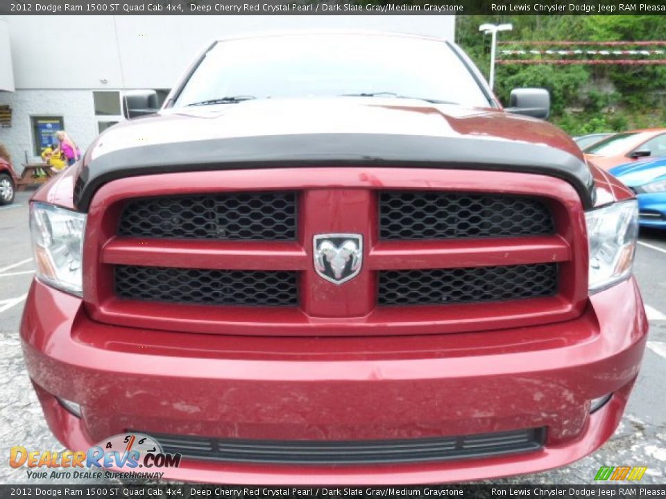 2012 Dodge Ram 1500 ST Quad Cab 4x4 Deep Cherry Red Crystal Pearl / Dark Slate Gray/Medium Graystone Photo #7