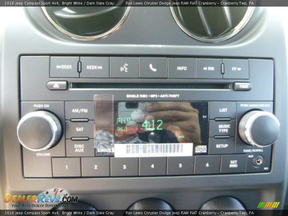 Audio System of 2016 Jeep Compass Sport 4x4 Photo #16
