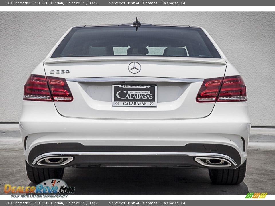 2016 Mercedes-Benz E 350 Sedan Polar White / Black Photo #4