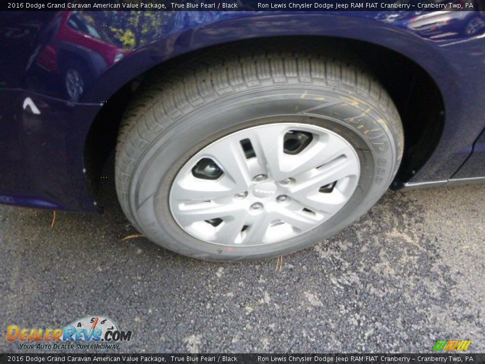 2016 Dodge Grand Caravan American Value Package True Blue Pearl / Black Photo #2