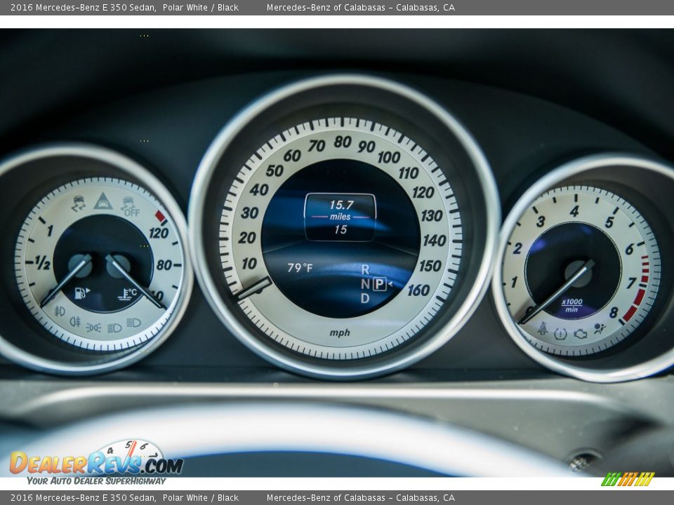 2016 Mercedes-Benz E 350 Sedan Gauges Photo #11