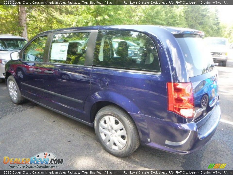 2016 Dodge Grand Caravan American Value Package True Blue Pearl / Black Photo #5
