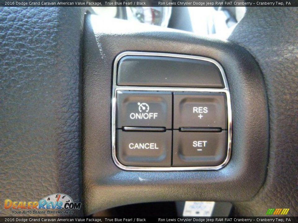 2016 Dodge Grand Caravan American Value Package True Blue Pearl / Black Photo #18