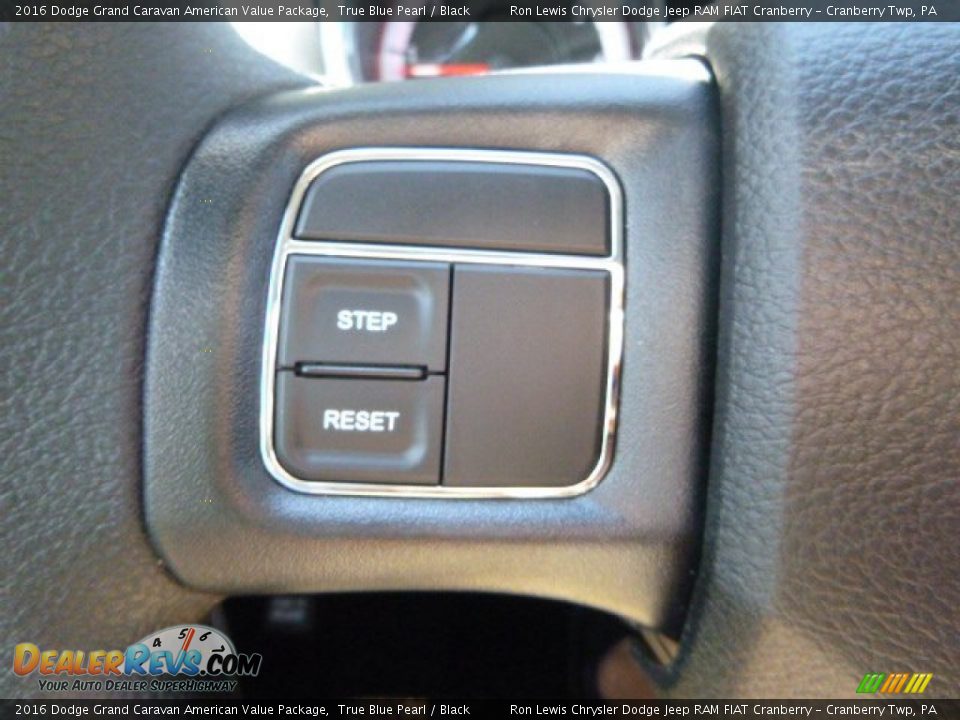 2016 Dodge Grand Caravan American Value Package True Blue Pearl / Black Photo #19
