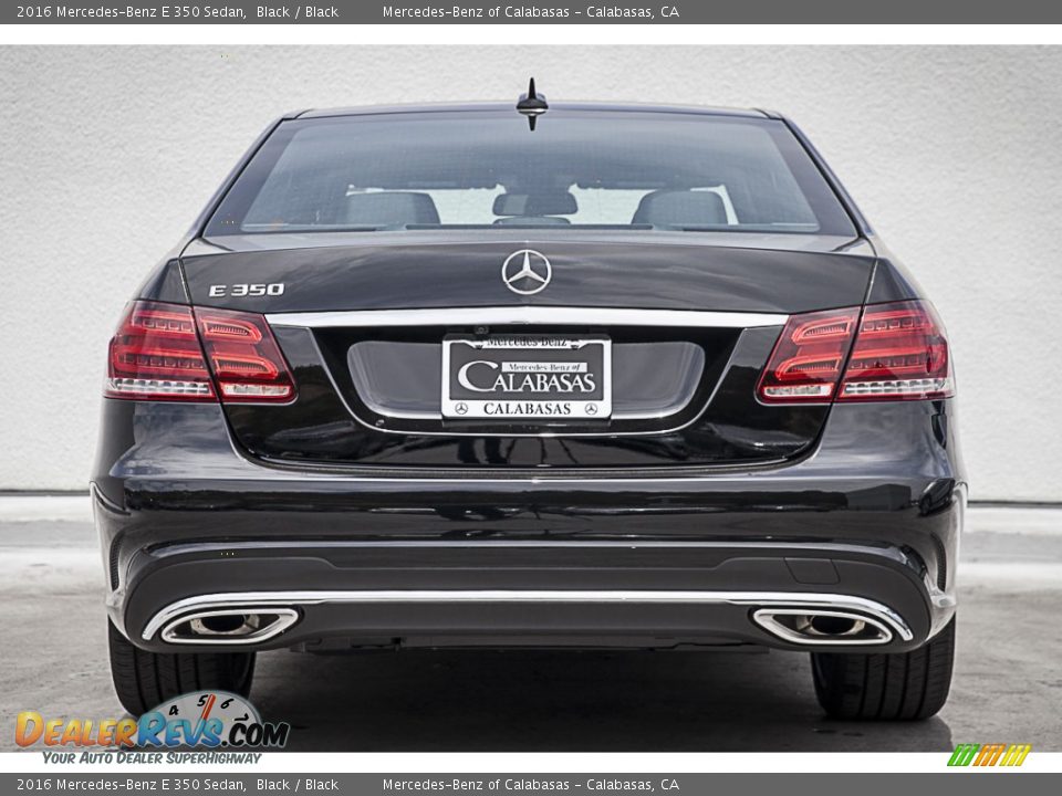 2016 Mercedes-Benz E 350 Sedan Black / Black Photo #4