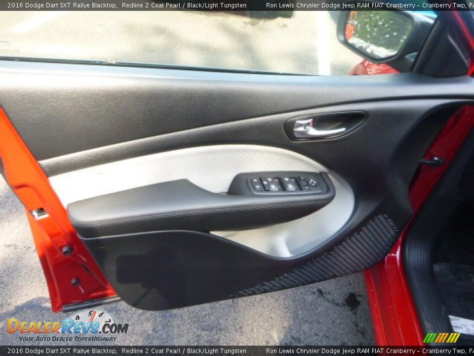 Door Panel of 2016 Dodge Dart SXT Rallye Blacktop Photo #13