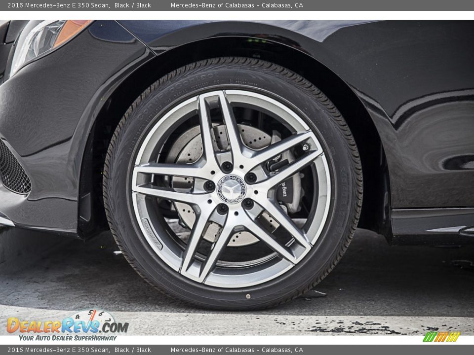 2016 Mercedes-Benz E 350 Sedan Black / Black Photo #9