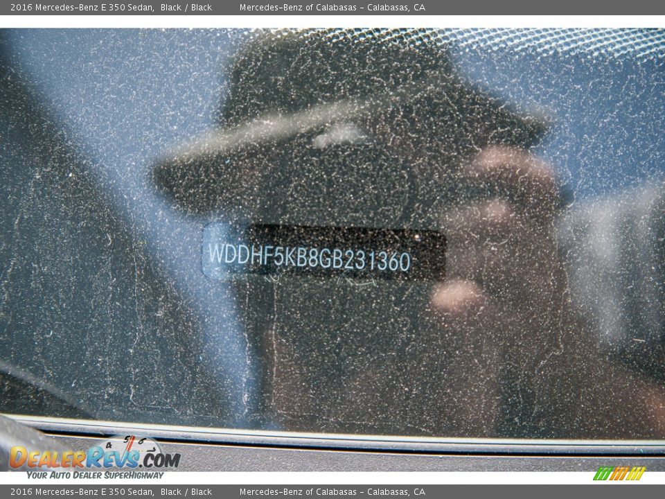 2016 Mercedes-Benz E 350 Sedan Black / Black Photo #10