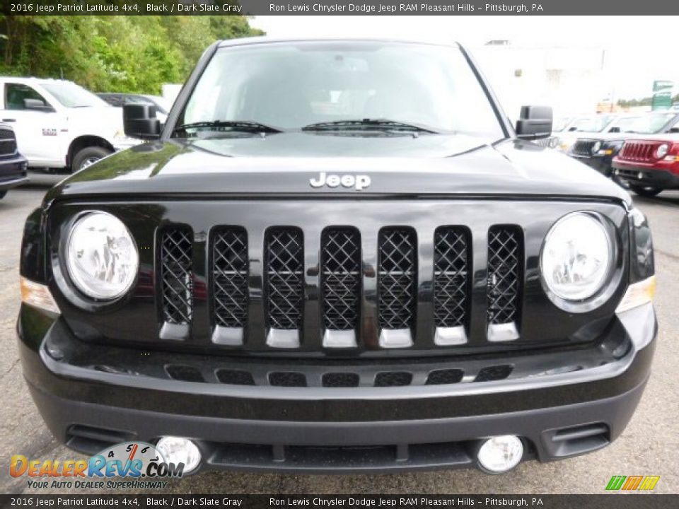 2016 Jeep Patriot Latitude 4x4 Black / Dark Slate Gray Photo #9