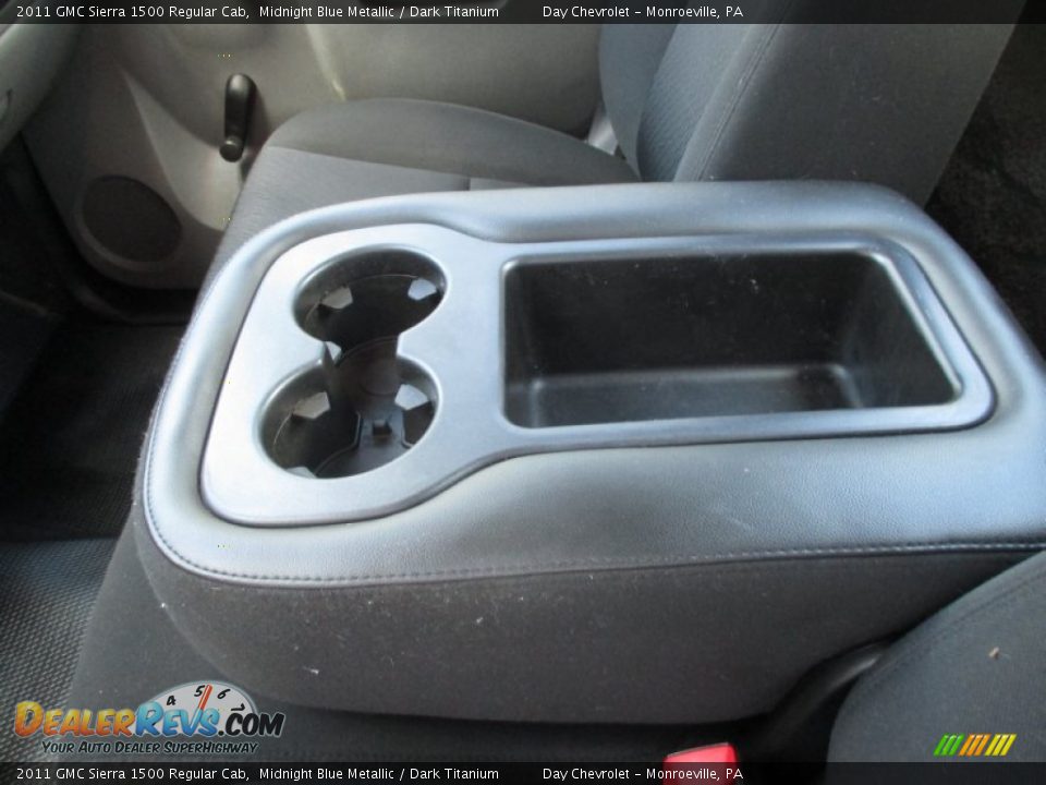 2011 GMC Sierra 1500 Regular Cab Midnight Blue Metallic / Dark Titanium Photo #21