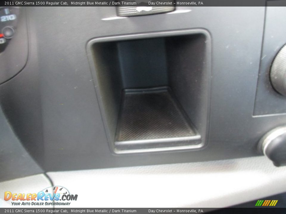 2011 GMC Sierra 1500 Regular Cab Midnight Blue Metallic / Dark Titanium Photo #24