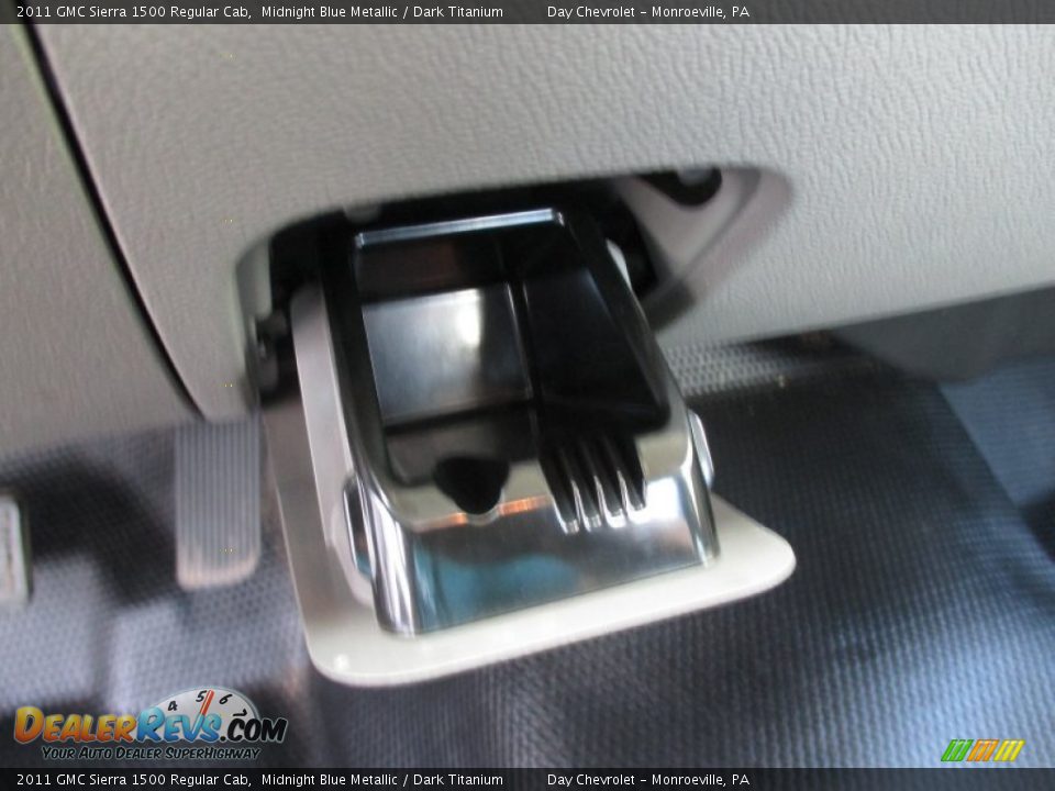 2011 GMC Sierra 1500 Regular Cab Midnight Blue Metallic / Dark Titanium Photo #25