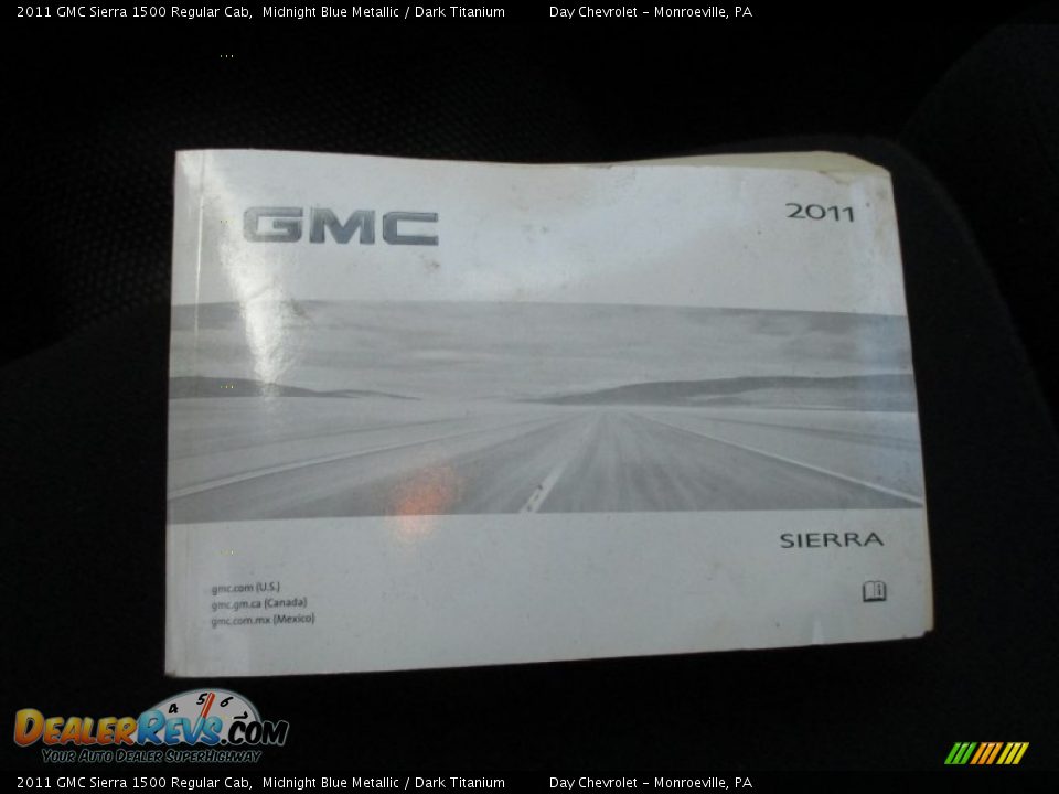 2011 GMC Sierra 1500 Regular Cab Midnight Blue Metallic / Dark Titanium Photo #28
