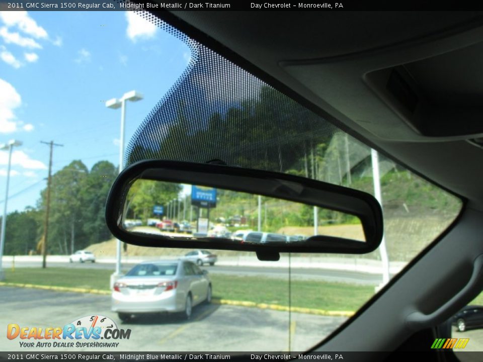 2011 GMC Sierra 1500 Regular Cab Midnight Blue Metallic / Dark Titanium Photo #36
