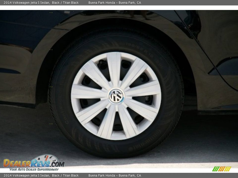 2014 Volkswagen Jetta S Sedan Black / Titan Black Photo #24