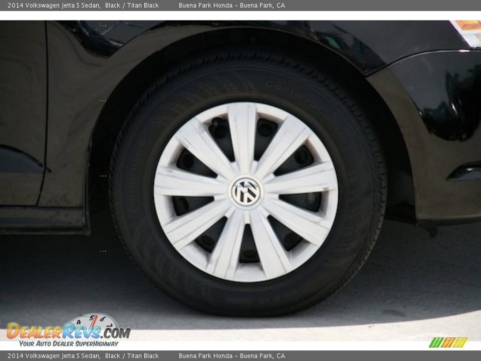 2014 Volkswagen Jetta S Sedan Black / Titan Black Photo #25