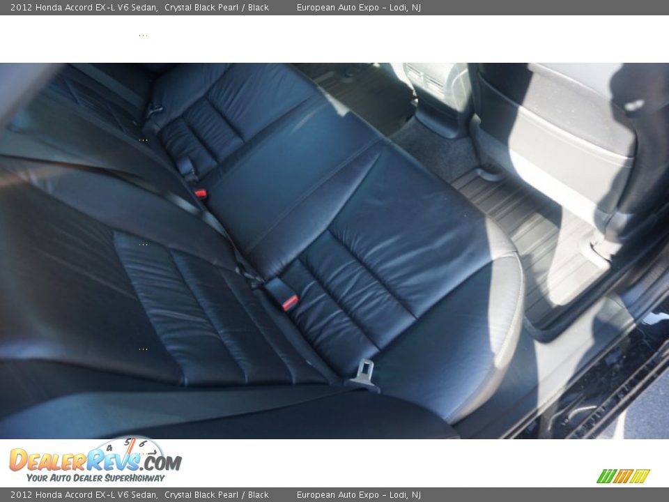 2012 Honda Accord EX-L V6 Sedan Crystal Black Pearl / Black Photo #9