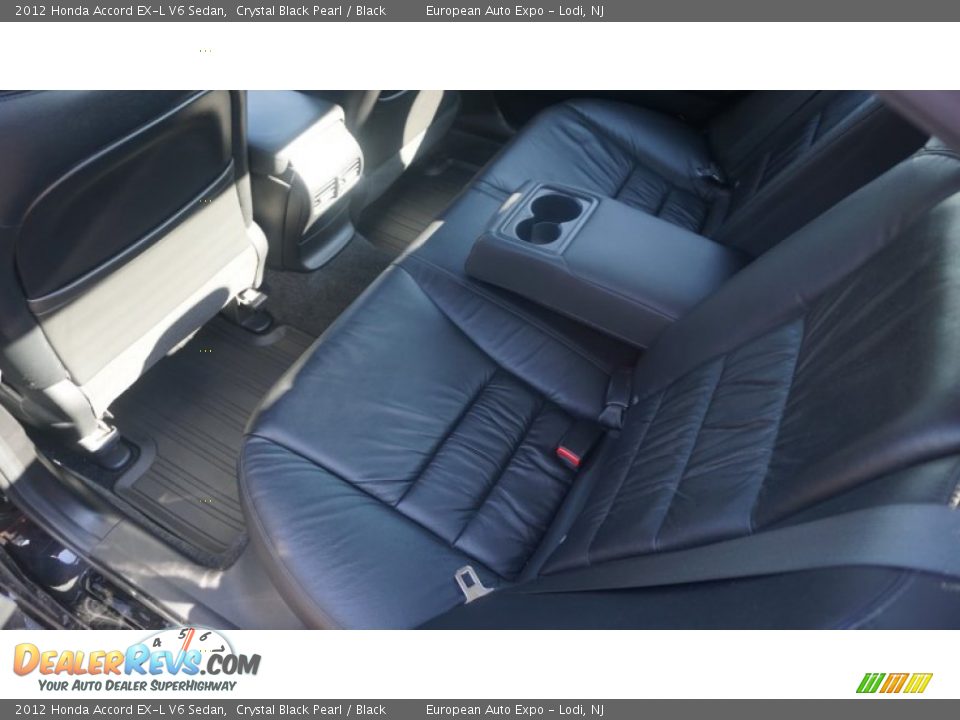 2012 Honda Accord EX-L V6 Sedan Crystal Black Pearl / Black Photo #11