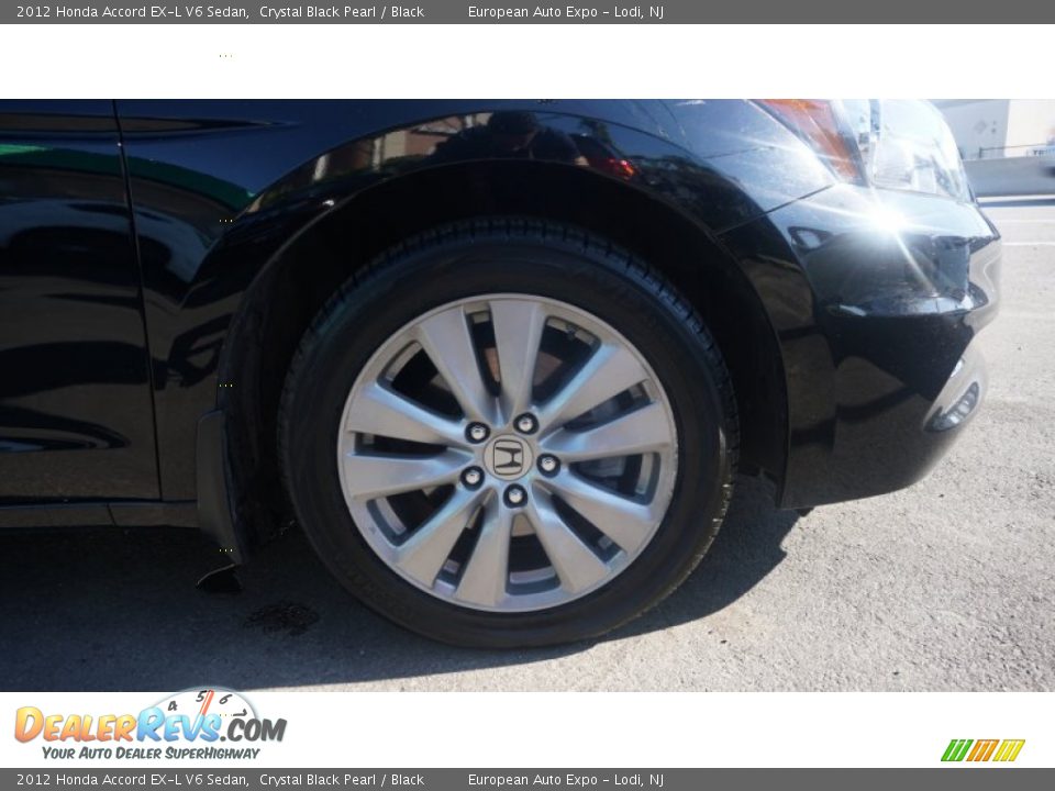 2012 Honda Accord EX-L V6 Sedan Crystal Black Pearl / Black Photo #20