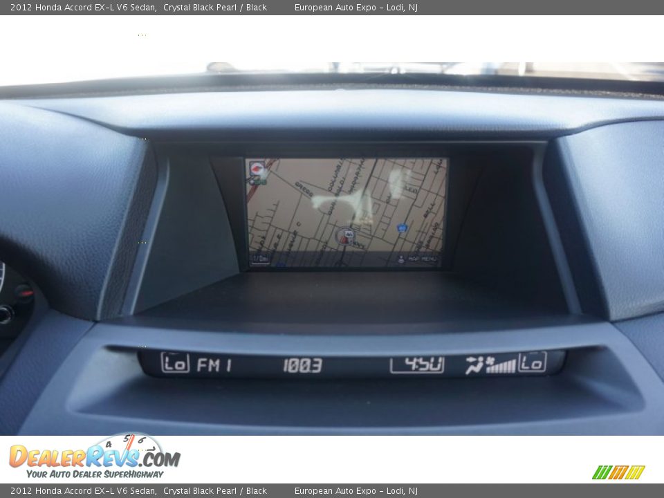 2012 Honda Accord EX-L V6 Sedan Crystal Black Pearl / Black Photo #26