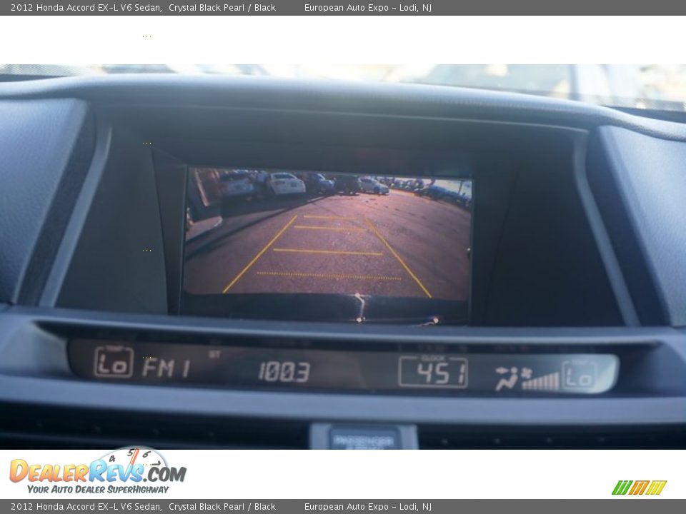 2012 Honda Accord EX-L V6 Sedan Crystal Black Pearl / Black Photo #32