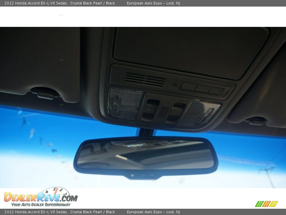 2012 Honda Accord EX-L V6 Sedan Crystal Black Pearl / Black Photo #33