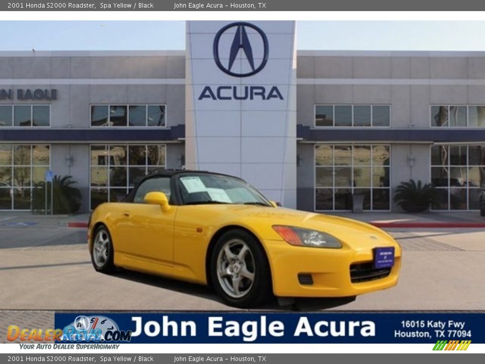 2001 Honda S2000 Roadster Spa Yellow / Black Photo #1