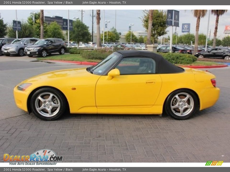 2001 Honda S2000 Roadster Spa Yellow / Black Photo #3