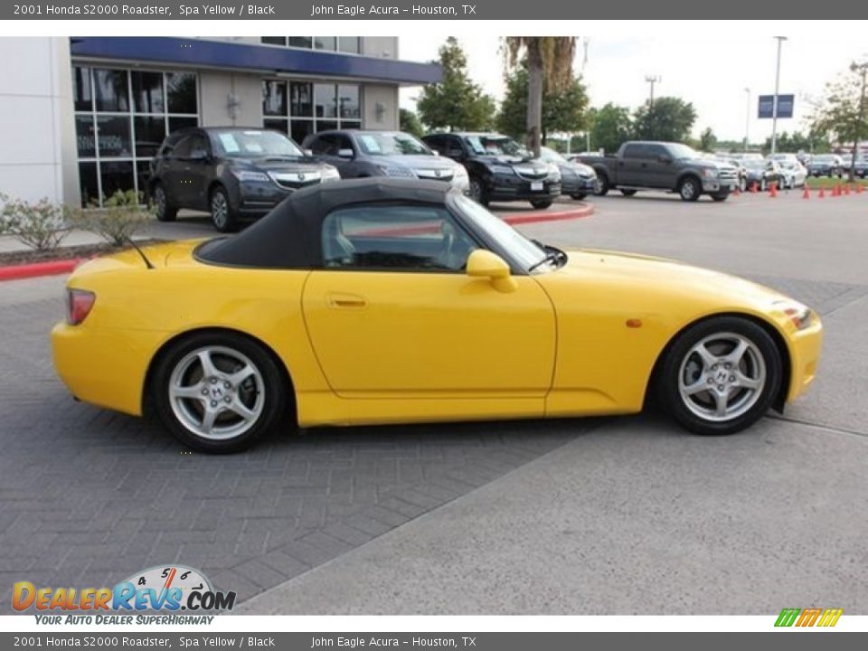 2001 Honda S2000 Roadster Spa Yellow / Black Photo #4
