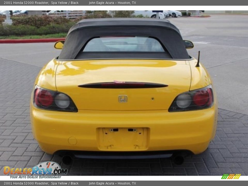 2001 Honda S2000 Roadster Spa Yellow / Black Photo #6