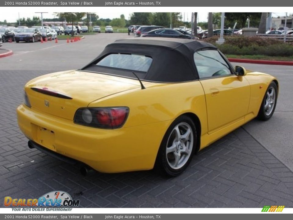 2001 Honda S2000 Roadster Spa Yellow / Black Photo #7