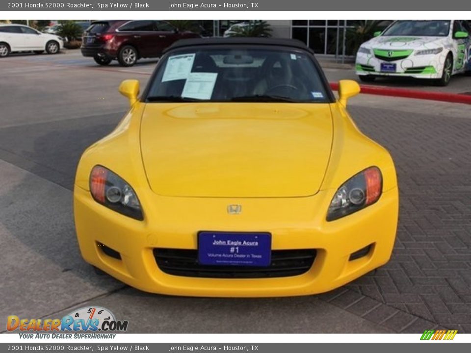 2001 Honda S2000 Roadster Spa Yellow / Black Photo #8