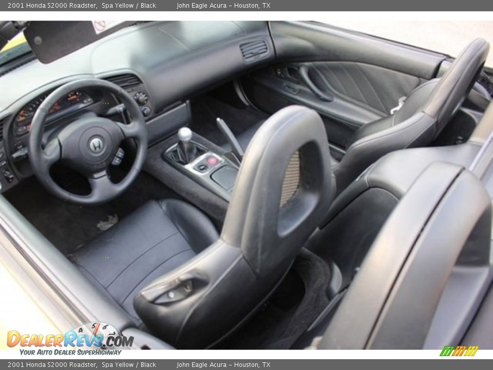 2001 Honda S2000 Roadster Spa Yellow / Black Photo #9