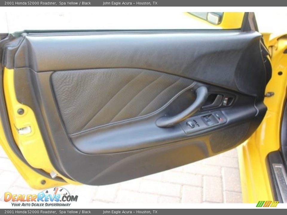 2001 Honda S2000 Roadster Spa Yellow / Black Photo #12