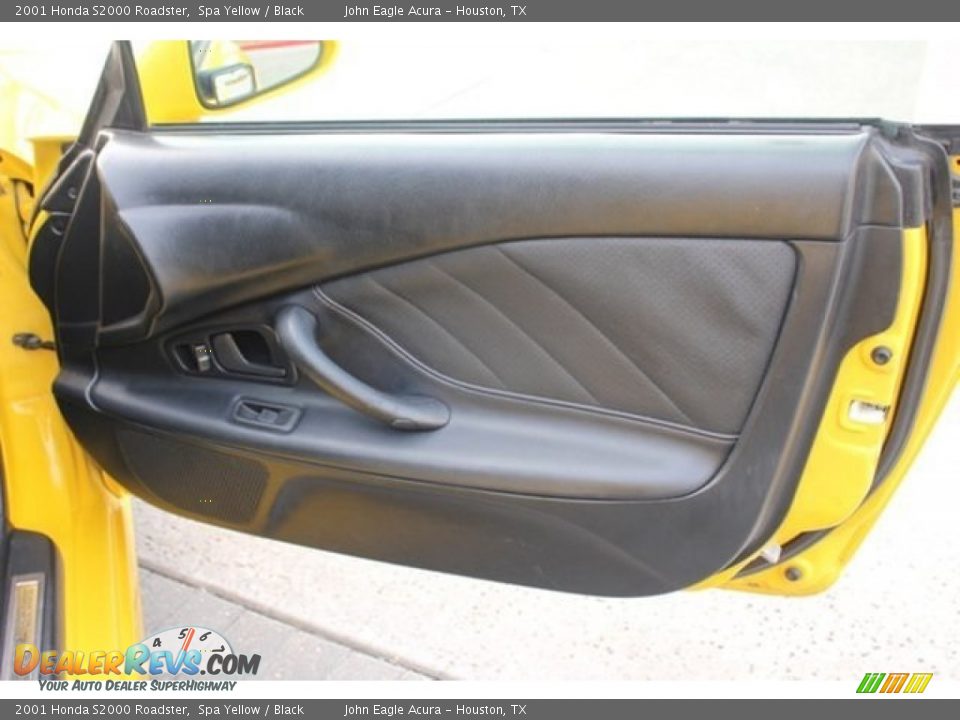 2001 Honda S2000 Roadster Spa Yellow / Black Photo #14