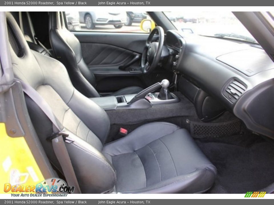 2001 Honda S2000 Roadster Spa Yellow / Black Photo #15